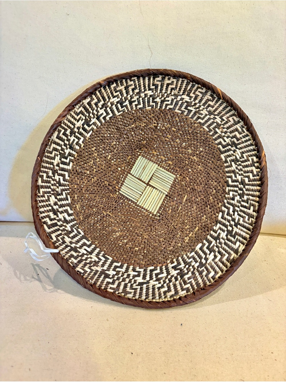 NEW Africa Woven Basket. Made by the Binga people of Zambia/Zimbabwe
